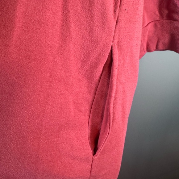 Woman Within 2X Pink Lace-Up Shift Dress Pockets 3/4 Sleeve Plus Size 26W/28W - Picture 7 of 13